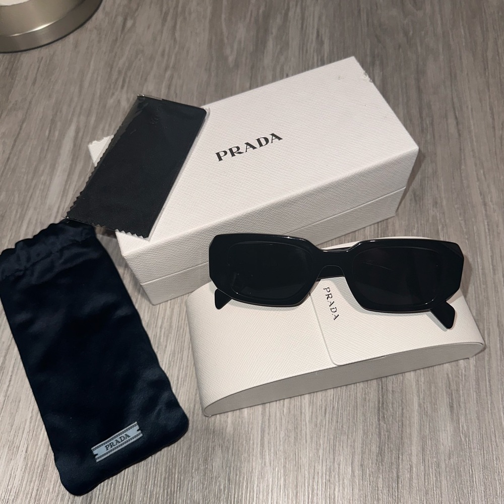 Prada PR 17WS 1AB07Z BLACK Sunglasses